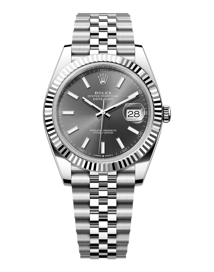 Official Rolex Datejust 41 126334, slate dial