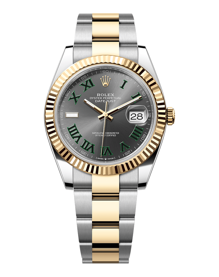 Official Rolex Datejust 41 126333, slate dial