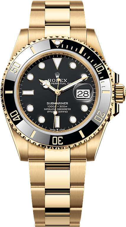 Official Rolex Submariner Date reference 126618LN, black dial